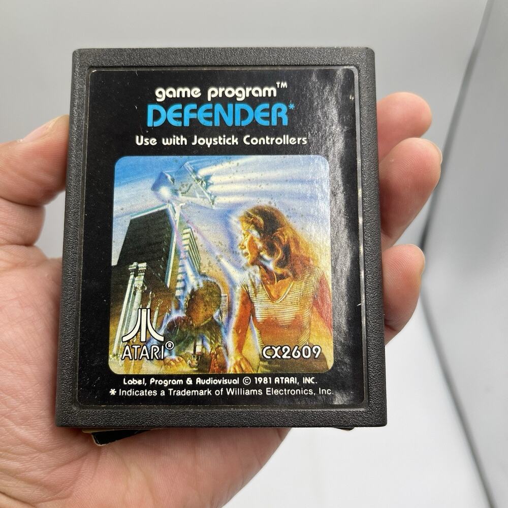 Defender CX2609 Atari 2600 Tested Video Game Used